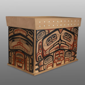 Eagle Chief's Chest
David A Boxley
Tsimshian
Red cedar, paint
37¼” x 25½” x 20½"
30,000