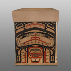 Eagle Chief's Chest
David A Boxley
Tsimshian
Red cedar, paint
37¼” x 25½” x 20½"
30,000