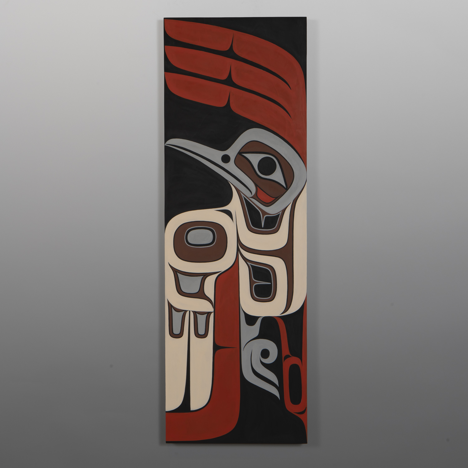 New Rhythms for Future Moments - Flicker
Dean Hunt
Heiltsuk (Canada)

Acrylic on wood panel
36" x 12"
1,800