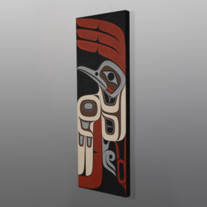 New Rhythms for Future Moments - Flicker
Dean Hunt
Heiltsuk (Canada)

Acrylic on wood panel
36" x 12"
1,800