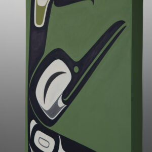 Yx̌vá - To Dance
Dean Hunt
Heiltsuk (Canada)

Acrylic on wood panel
36" x 12"
1,800