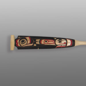 Raven Paddle
Shawn Aster
Tsimshian (Canada)
Red cedar, paint
74" x 7" x 1½"
$