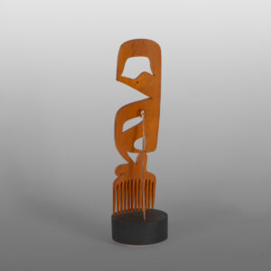 Hummingbird Comb
Dean Hunt
Heiltsuk (Canada)

Red cedar, copper, paint
12¾" x 3⅝" x 3⅝”
1,600