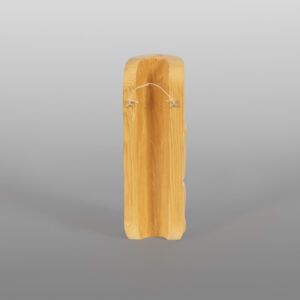 Human Totem (2000)
David Boxley
Tsimshian

Yellow cedar, paint
6½” x 2" x 2"
1,800