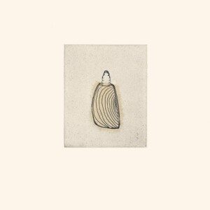 Ammuumajuq (Clam) PEE ASHEVAK inuit Etching & Chine Collé