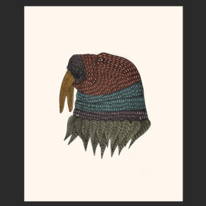 Beaded Walrus
Pauojoungie Saggiak
Etching & Chine Collé
30” x 22 ¾”
$675Paper: Velin d’Arches White, Obonai Feather, Thai Unryu & Yamaguchi Chiri
Printer: Studio PM
71 x 57.6 cm$900
