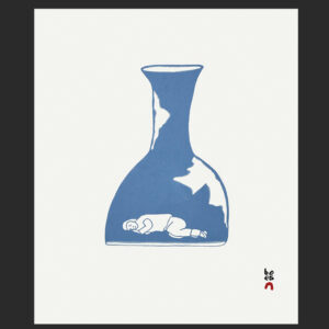 Lost Soul
Qavavau Manumie
Stonecut
14” x 11 ¾”
$300Paper: Kizuki Kozo White
Printer: Qavavau Manumie
35.8 x 30.2 cm$400
