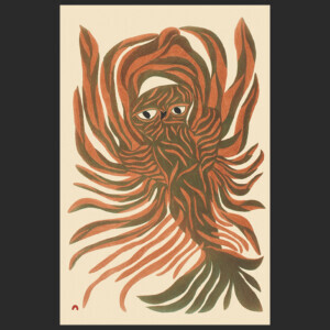 OOLOOSIE SAILA
10. Blazing Owl
Lithograph
Paper: Arches Cover Cream
Printer: Nujalia Quvianaqtuliaq
58.5 x 38.2 cm
23" x 15"
$ 500
400