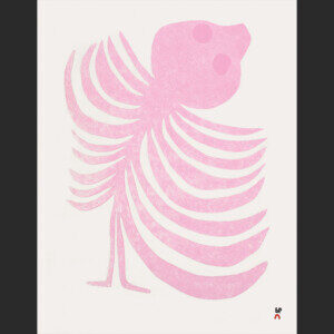 SAIMAIYU AKESUK
32. Breathless Spirit
Stonecut
Paper: Kizuki Kozo White
Printer: Kakee Ningeosiak
61.5 x 48 cm
24¼” x 19"
$ 700
560