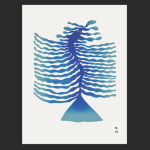 Saimaiyu Akesuk
Seaweed Spirit
Stonecut & Stencil
Paper: Kizuki Kozo White                                       Printer: Tapaungai Niviaqsi                                             62 x 46.6 cm
24½" x 18¼"
$600
450