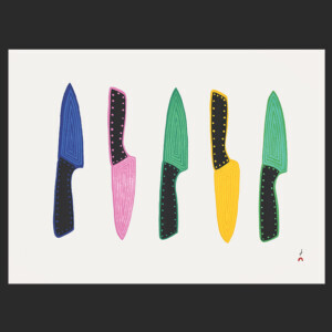 Ornamental Knives
Susie Saila
Stonecut
17” x 23¼”
$500
375

