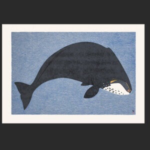 23. Massive Bowhead
Pauojoungie Saggiak
Inuit
Stonecut & Stencil
Paper: Kizuki Kozo Natural
Printer: Qavavau Manumie
62 x 89.4 cm
24 ½” x 35 ¼”
$800
$640
Cape Dorset Print Collection  2020