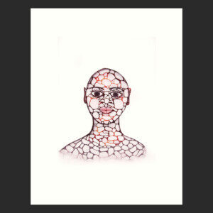 PADLOO SAMAYUALIE Pebble Woman Etching & Aquatint