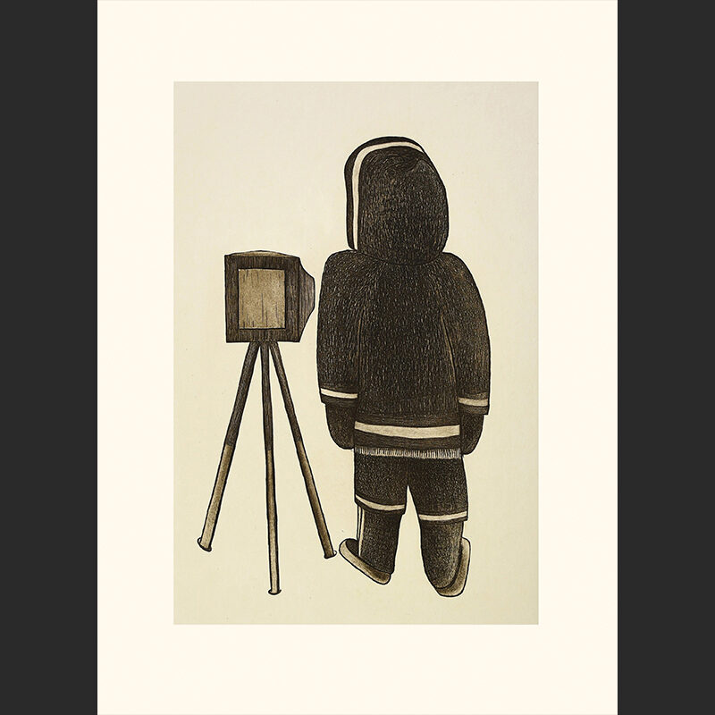 Peter Pitseolak Taking Pictures