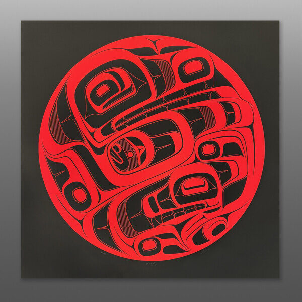 Ga̱lts'ap
Phil Gray
TsimshianSerigraph
30" x 30"
$900
