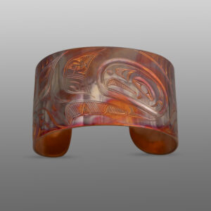 Eagle Bracelet
Jerrod Galanin
Tlingit
Copper
6" x 1½"
$900