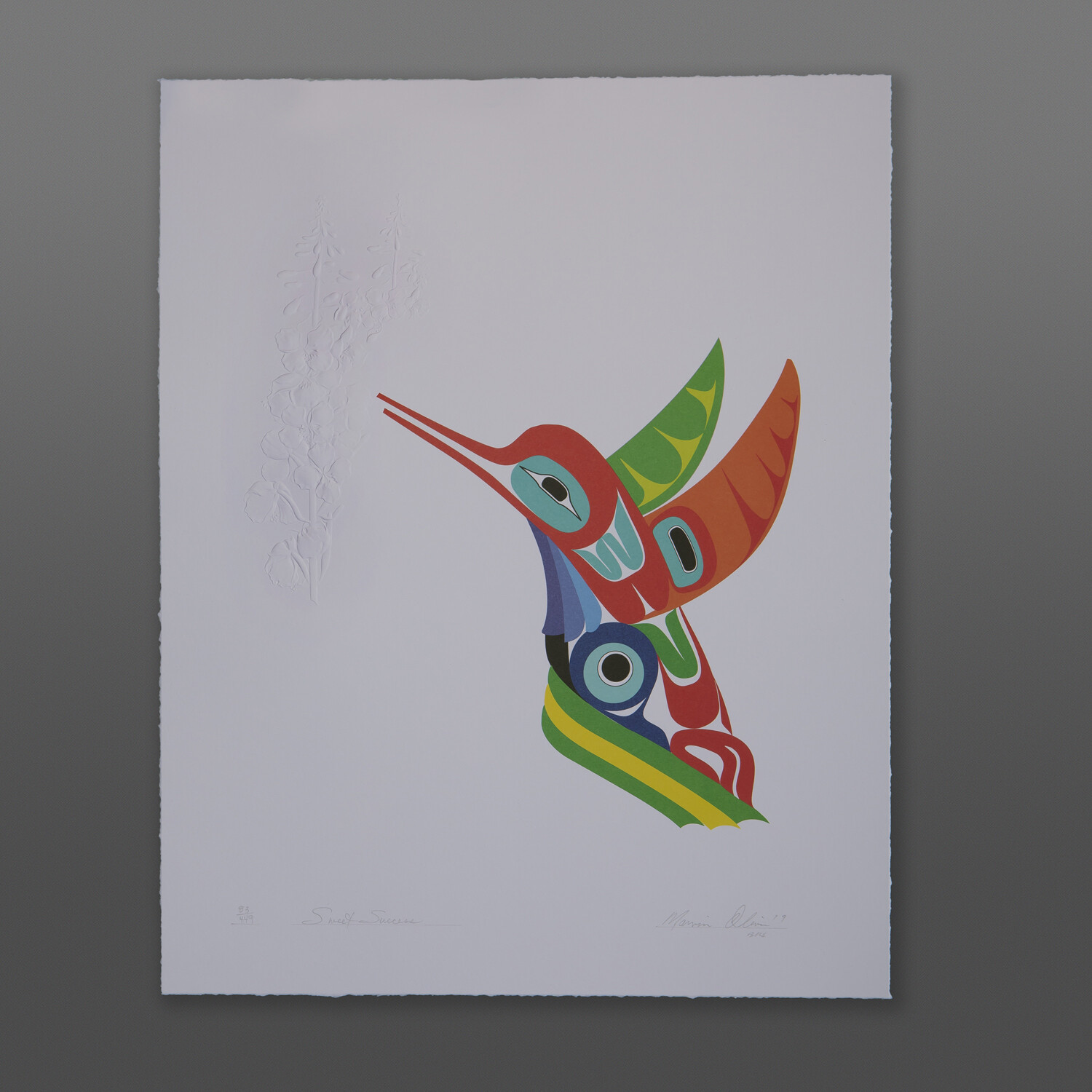 Sweet Success Marvin Oliver Hummingbird print
