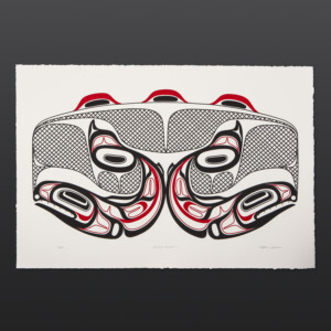 Salmon Season Clifton Guthrie Tsimshian limited edition serigraph $150
