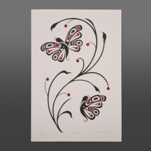 Butterflies Carol Young Bagshaw Haida Serigraph