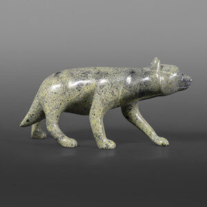 Walking Wolf
Mathew Flaherty
Serpentine #61
7" x 4" x 2"
$950