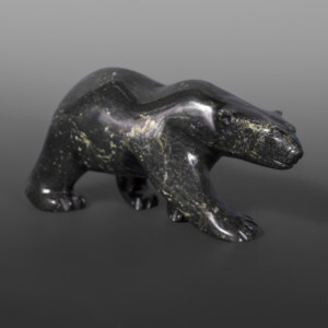 Polar Bear
Quaraq Nungusuituk
Inuit
Serpentine #52
7" x 3½” x 2½”
$490
