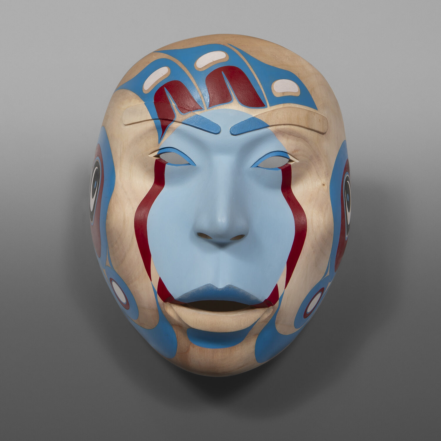Ganaaw (Flying Frog)
Shawn Aster
Tsimshian
Alder, paint
9" x 7” x 6”
$4800