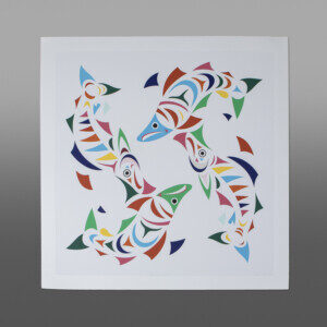 Ever Changing Sea (State I of II)
Susan Point, RCA
Coast Salish
Serigraph
30" x 30"
$900