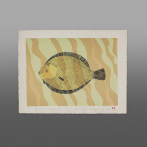 Halibut
Ningiukulu Teevee
Inuit
Lithograph
14" x 11"