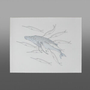 Humpback and Narwhals
Qavavau Manumie
Inuit
Color pencil, ink
26" x 20"
$800
800 rt cad
072-1623
