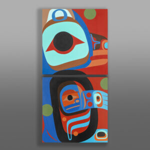 Fierce LoveSteve Smith - Dla'kwagila
OweekenoAcrylic on birch panel
20" x 40"
$3400