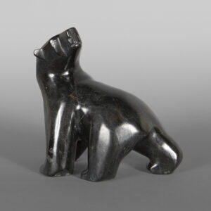 Bear Catches a Scent
Tony Ohotaq
Inuit
Serpentine
7” x 4 ½” x 3 ½”
$650
