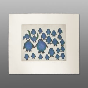 "Field of Owls"
Nikotai Mills
Inuit

Stencil
26" x 22¼"