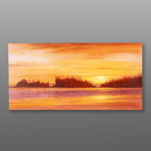 Tofino Sunset
Jean Taylor
Tlingit
Acrylic on canvas
30" x 15" x 1½”
$ 1,280