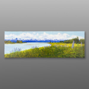 A Juneau Vista
Jean Taylor
Tlingit
Acrylic on canvas
36" x 12" x 1½”
$ 1100