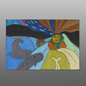 Sea Woman with Sea Creatures
Susie Seeta Saila
Inuit
Pastel on paper
22¼" x 15"
$CD 235-0019