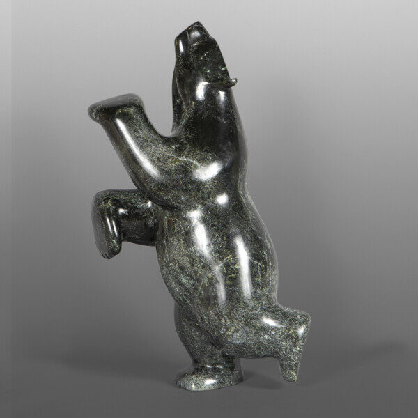 Twirling Bear
Pitseolak Qimirpik
InuitSerpentine
19” x 11” x 6½”
$4800 
