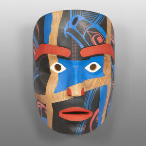 Visions Collide Mask
Roger Smith & KC Hall
Haida & HeiltsukRed cedar, paint
8" x 11¼" x 7"