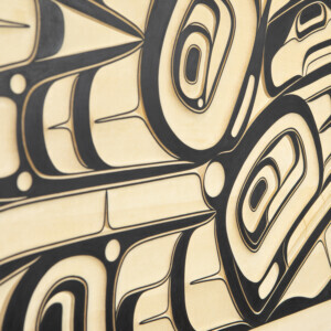 Killer Whale Panel
Shawn Aster
TsimshianYellow cedar, paint
28" x 19½" x 1¼"

