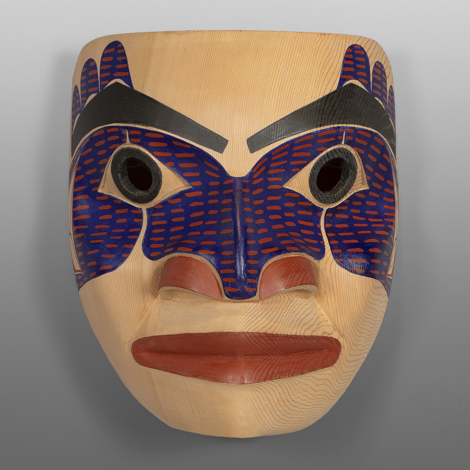 Eagle Warrior Mask
David Boxley
Tsimshian
Red cedar, paint
13½" x 11½" x 7¾”
$6000