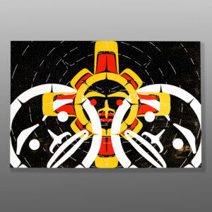 Blink
Clinton Work
Kwakwaka'wakwAcrylic on birch panel
36” x 24” x 2”
$4000