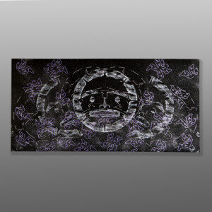 One
Clinton Work
Kwakwaka'wakwAcrylic on canvas
48” x 24” x 1½”
$4000