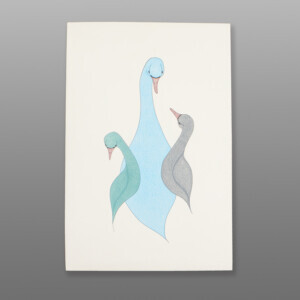 Flower Swans
Padloo Saimayualie
InuitOriginal Print
23" x 15"
$960