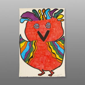 Coolio Bird
Saimayu Akesuk
InuitColoured pencil and ink on paper
22 ½" x 15"
$700
900
198-0231