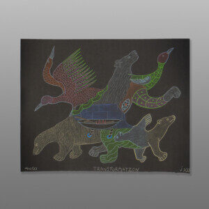 Transformation
Cee Pootoogook
Inuit
Colored pencil on paper
13" x 10"
$500CD 178-0355