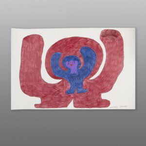 Growing Strong
Saimaiyu Akesuk
Inuit
Color pencil on paper
15" x 23"
680
198-0225
