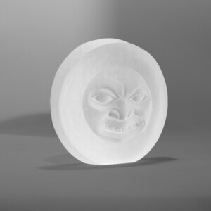 Moon Mask
Preston Singletary
TlingitCast glass
3" x 3" x 1"
$300