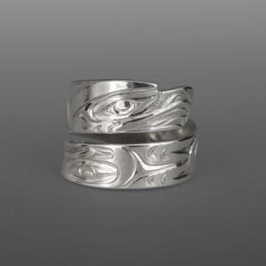 Lovebirds Wrap Ring
Al Charles
Coast Salish
Silver
$250