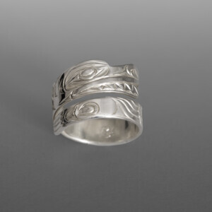 Wolf Wrap Ring
Al Charles
Coast Salish
Silver
$250