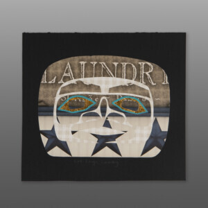 Live Laugh Laundry
Alison Bremner
TlingitWallpaper, acrylic, metal leaf
11" x 10"
$350
