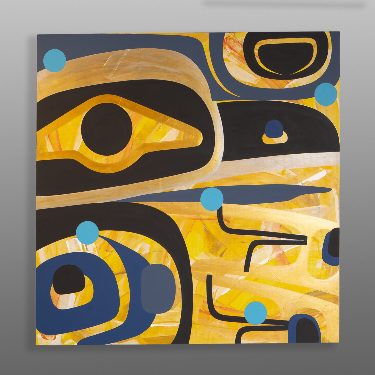 Transformation - Raven & the Sunlight
Steve Smith - Dla'kwagila
Oweekeno
Acrylic on birch panel
30" x 30"
$4400